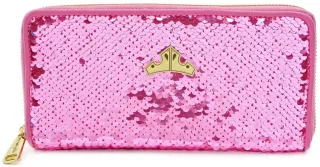 Portefeuille zippé Réversible Sequin Aurore Loungefly