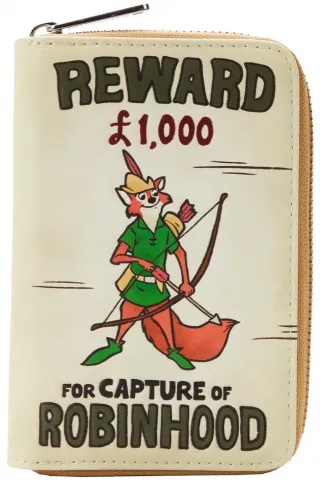 Portefeuille zippé Robin des Bois Récompense Loungefly