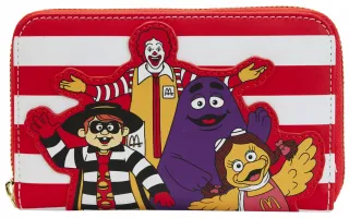 Portefeuille zippé Ronald et ses amis Loungefly