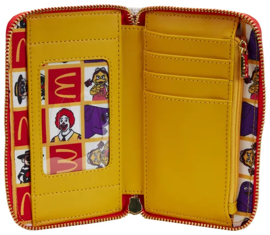 Portefeuille zippé Ronald et ses amis Loungefly