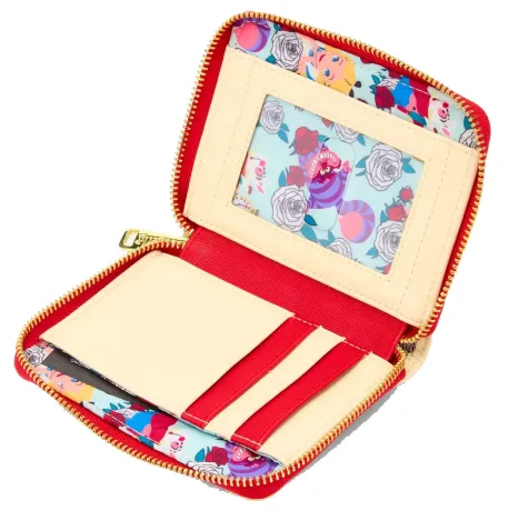 Portefeuille zippé Roses Loungefly