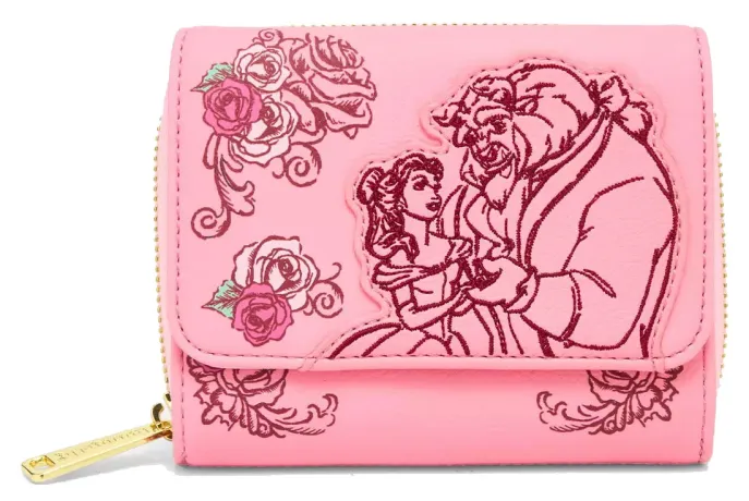 Portefeuille zippé Roses Loungefly