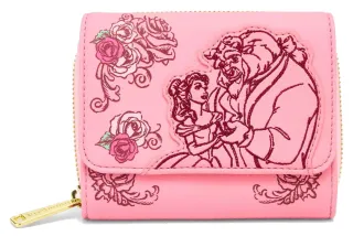 Portefeuille zippé Roses Loungefly