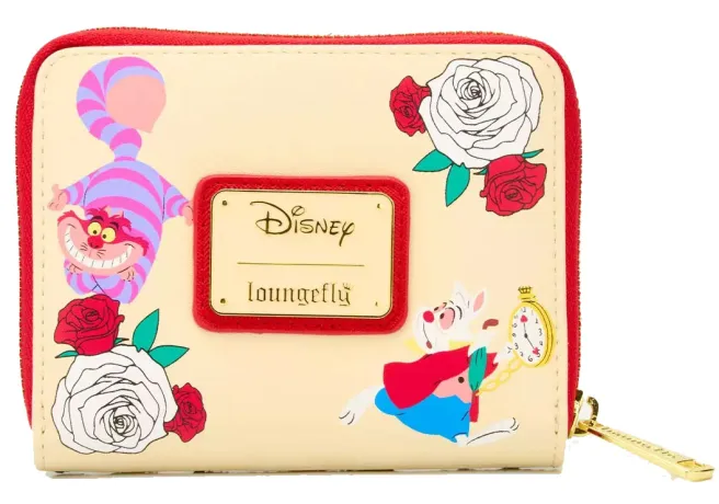 Portefeuille zippé Roses Loungefly