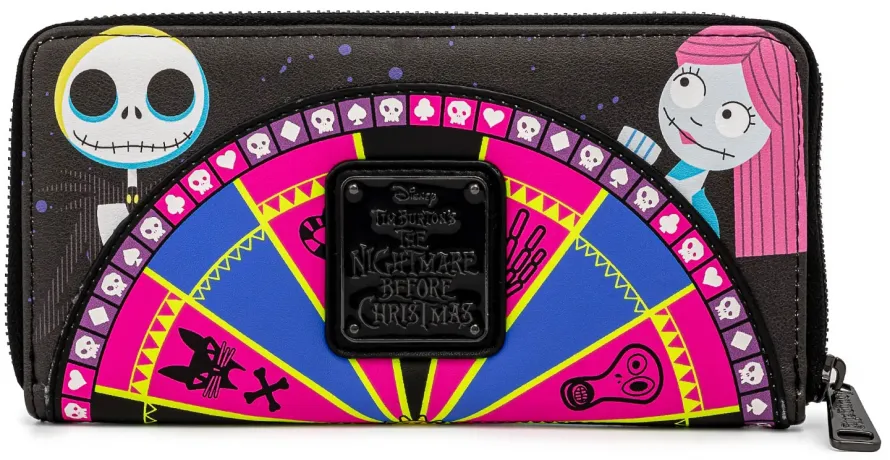 Portefeuille zippé Roulette Oogie Boogie Loungefly
