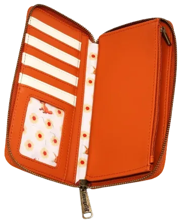 Portefeuille zippé Rox et Rouky Floral Loungefly