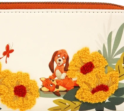 Portefeuille zippé Rox et Rouky Floral Loungefly