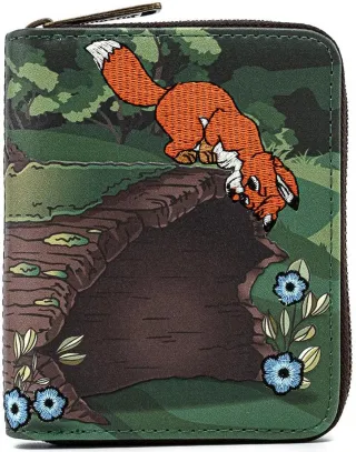 Portefeuille zippé Rox et Rouky Loungefly