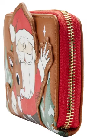 Portefeuille zippé Rudolphe Câlin du Père Noël Loungefly