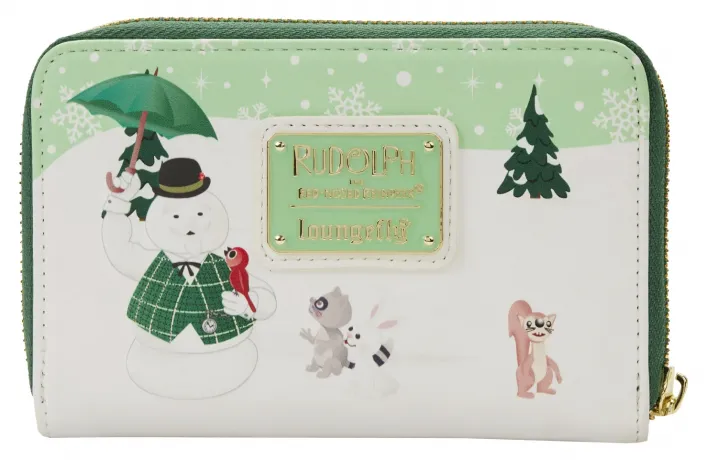 Portefeuille zippé Rudolphe Couple Joyeux Loungefly
