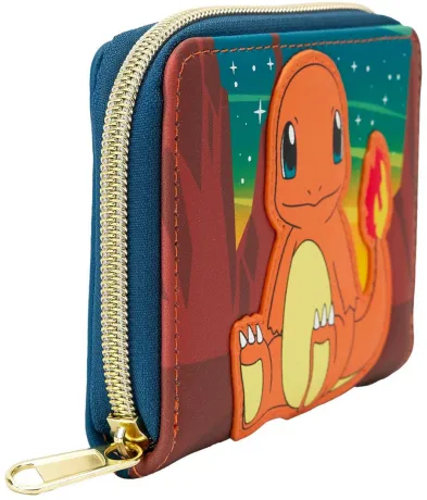 Portefeuille zippé Salamèche Cosplay Glow Loungefly