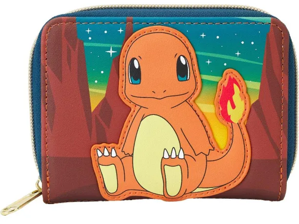 Portefeuille zippé Salamèche Cosplay Glow Loungefly