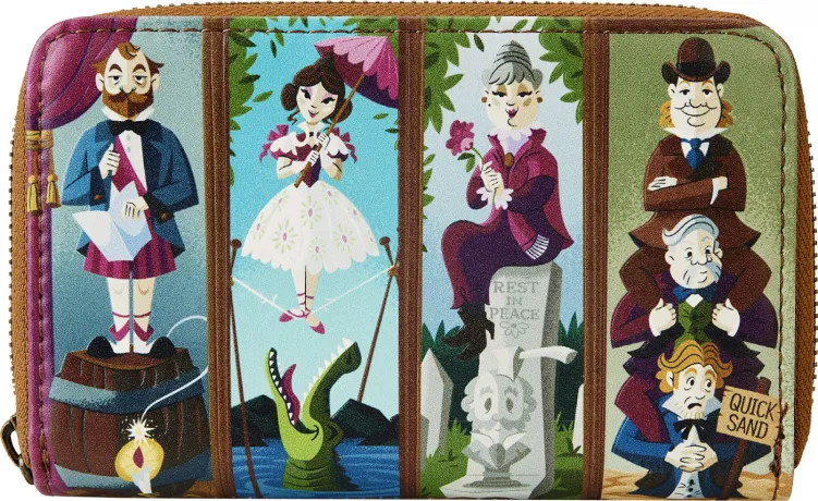 Portefeuille zippé Salle des Portraits Loungefly