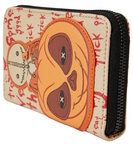 Portefeuille zippé Sam Citrouille Loungefly