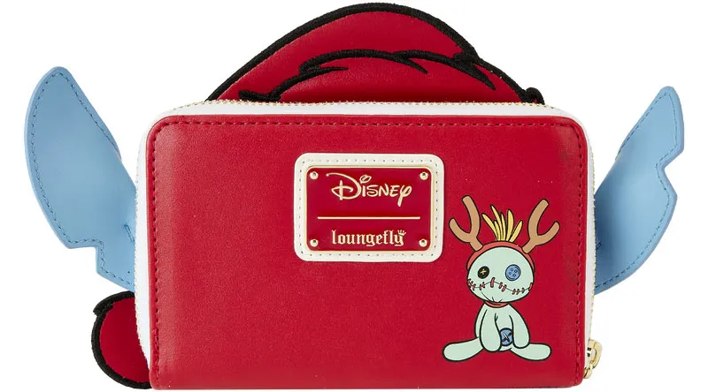 Portefeuille zippé Santa Stitch Cosplay Loungefly