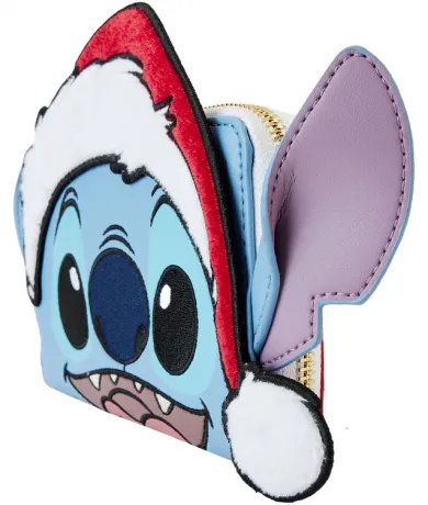Portefeuille zippé Santa Stitch Cosplay Loungefly