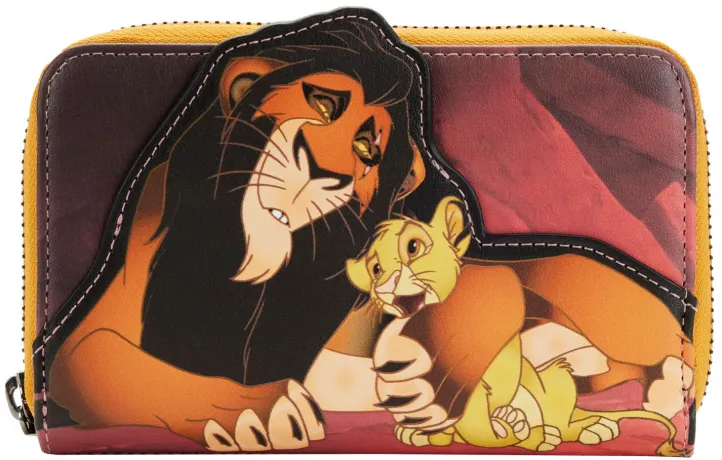 Portefeuille zippé Scar Villains Scène Loungefly