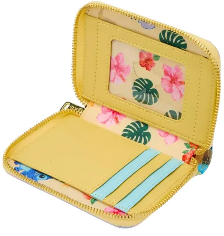 Portefeuille zippé Scène à la Plage Loungefly