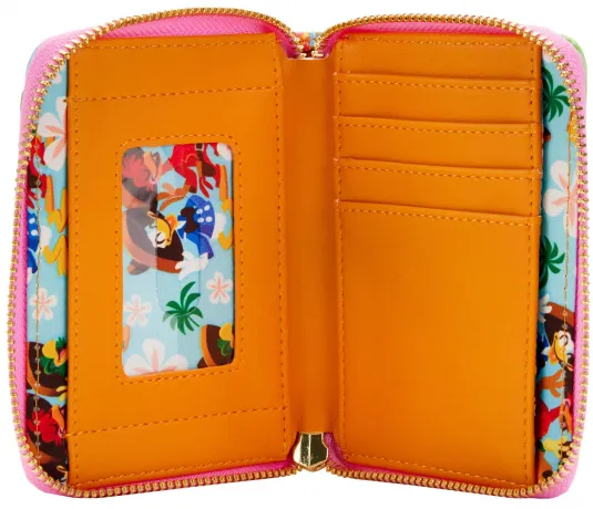 Portefeuille zippé Scène de la Plage Loungefly