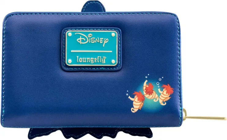 Portefeuille zippé Sébastien sous l&#039;océan Loungefly