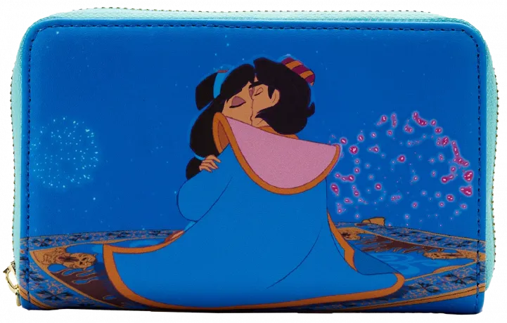 Portefeuille zippé Jasmine Princesse Scène Loungefly