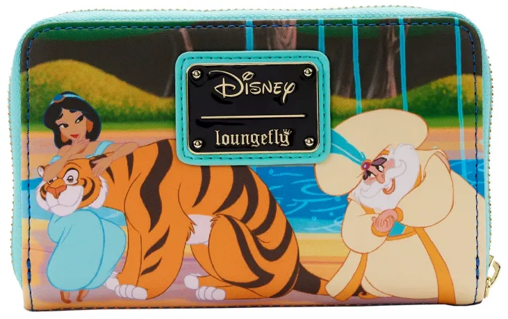 Portefeuille zippé Jasmine Princesse Scène Loungefly