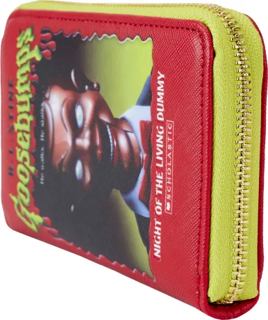 Portefeuille zippé Slappy Couverture du Livre Loungefly