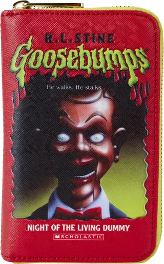 Portefeuille zippé Slappy Couverture du Livre Loungefly