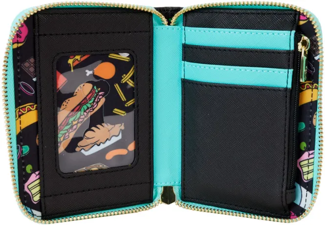 Portefeuille zippé Snacks Loungefly