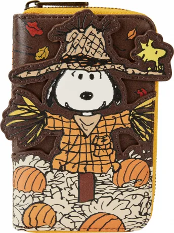 Portefeuille zippé Snoopy Épouvantail Cosplay Loungefly