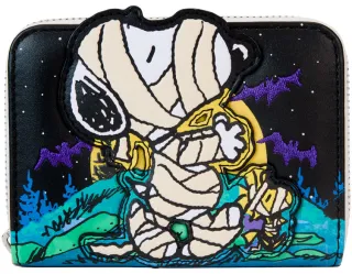 Portefeuille zippé Snoopy Momie Cosplay Glow Loungefly