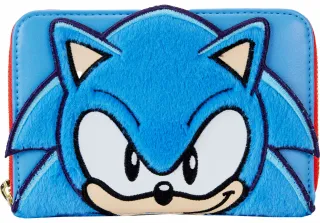 Portefeuille zippé Sonic Classique Cosplay Peluche Loungefly