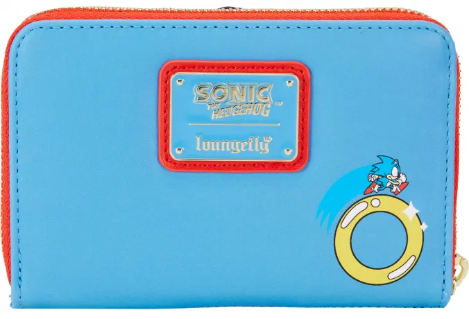 Portefeuille zippé Sonic Classique Cosplay Peluche Loungefly