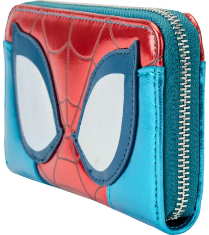 Portefeuille zippé Spider-Man Cosplay Métallique Loungefly