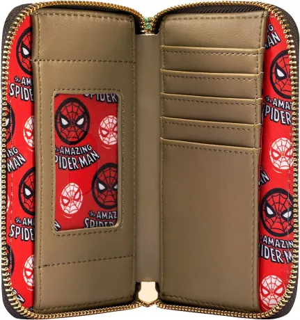 Portefeuille zippé Spider-Man Sinister 6 Loungefly