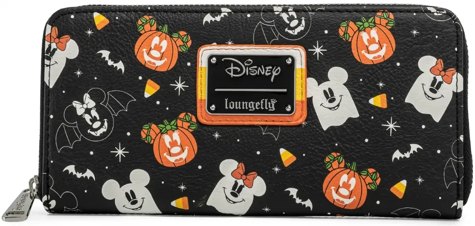 Portefeuille zippé Souris Effrayantes Impression Intégrale Loungefly