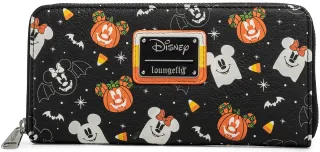 Portefeuille zippé Souris Effrayantes Impression Intégrale Loungefly