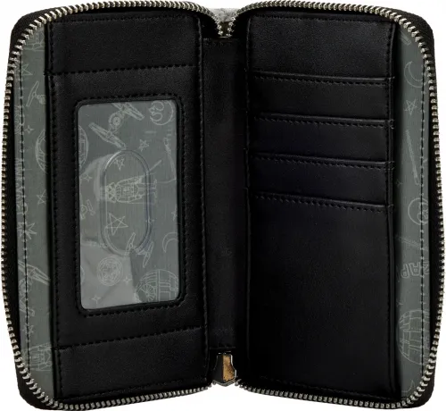 Portefeuille zippé Dark Vador Bande Dessinée Loungefly