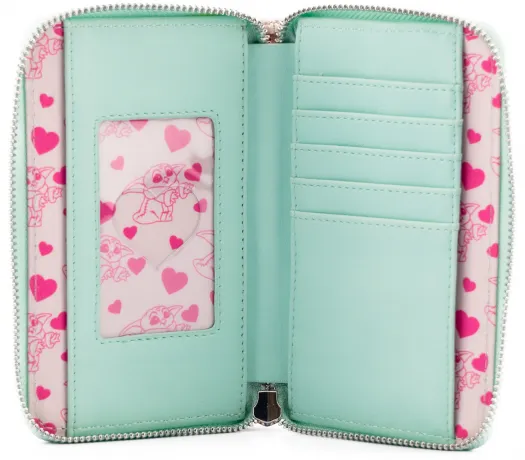 Portefeuille zippé Grogu Saint-Valentin (Mandalorian) Loungefly