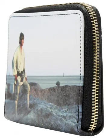 Portefeuille zippé Un Nouvel Espoir Impression Intégrale Loungefly