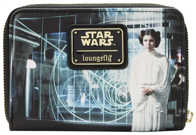 Portefeuille zippé Un Nouvel Espoir Impression Intégrale Loungefly