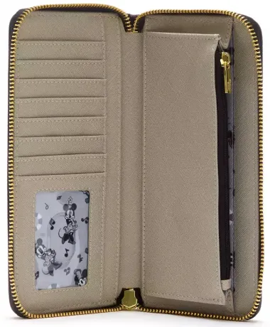 Portefeuille zippé Steamboat Willie Loungefly