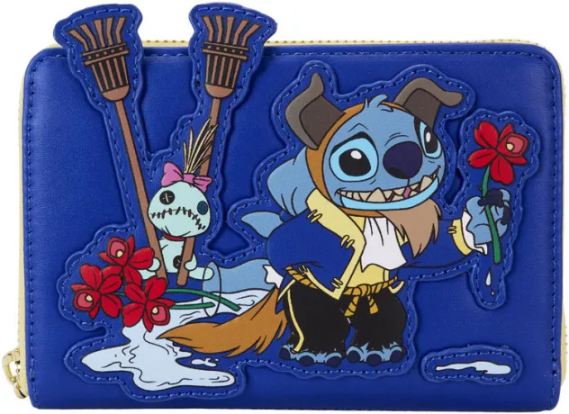 Portefeuille zippé Stitch avec le Costume de la Bête Loungefly