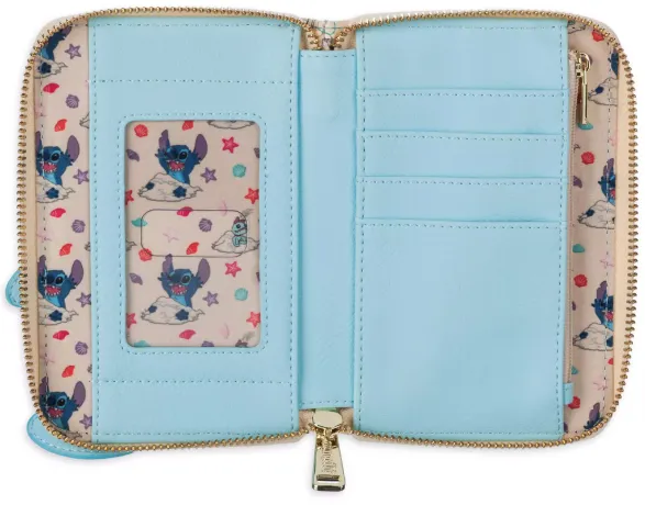 Portefeuille zippé Stitch Château de Sable Loungefly