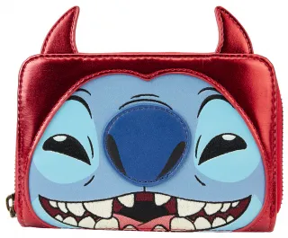 Portefeuille zippé Stitch Diable Cosplay Loungefly