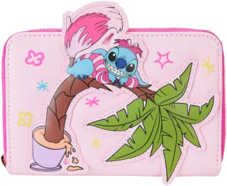 Portefeuille zippé Stitch en Costume Chat du Cheshire Loungefly
