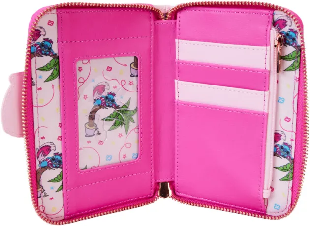 Portefeuille zippé Stitch en Costume Chat du Cheshire Loungefly
