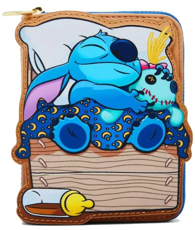 Portefeuille zippé Stitch Endormi Loungefly