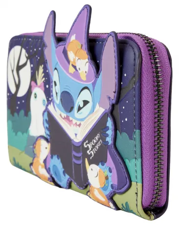 Portefeuille zippé Stitch Histoires qui font Peur Halloween Loungefly