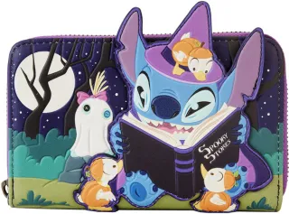 Portefeuille zippé Stitch Histoires qui font Peur Halloween Loungefly